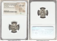 MACEDONIAN KINGDOM. Alexander III the Great (336-323 BC). AR drachm (17mm, 5h). NGC Choice XF. Posthumous issue of Lampsacus, ca. 320-305 BC. Head of ...
