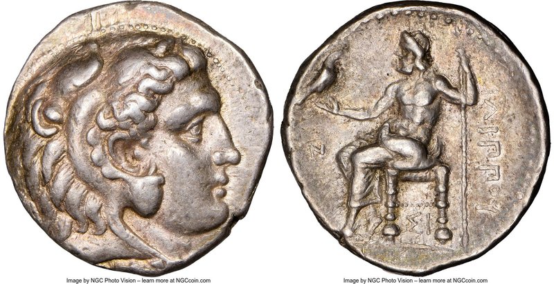 MACEDONIAN KINGDOM. Philip III Arrhidaeus (323-317 BC). AR tetradrachm (26mm, 17...