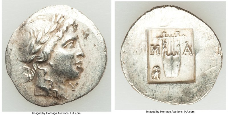 LYCIAN LEAGUE. Masicytes. Ca. 1st century BC. AR hemidrachm (17mm, 1.94 gm, 12h)...