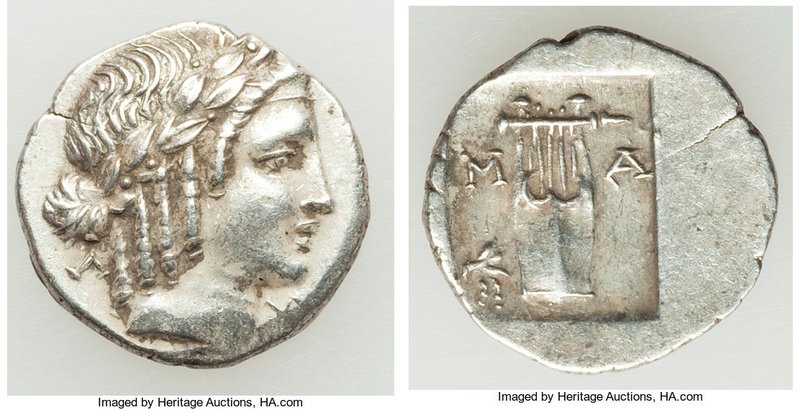 LYCIAN LEAGUE. Masicytes. Ca. 1st century BC. AR hemidrachm (14mm, 1.92 gm, 12h)...