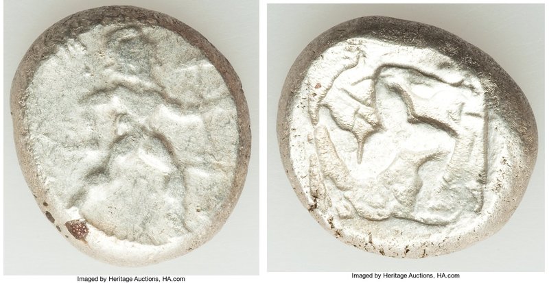 PAMPHYLIA. Aspendus. Ca. mid-5th century BC. AR stater (18mm, 10.91 gm). Choice ...