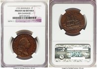 British Colony. George III Proof Penny 1793 AU Details (Rim Damage) NGC, KM5. 

HID09801242017