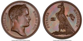 Napoleon bronze Medal MDCCCXIV (1814) SP66 PCGS, Bramsen-1348, Julius-2837. By Andrieu and Brenet. Commemorates the successes of February 1814. Truly ...