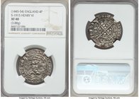 Henry VI (1422-1461) Groat ND (1445-1454) XF40 NGC, Tower mint, Leaf-pellet issue, S-1915. 3.88gm. 

HID09801242017