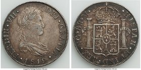 Ferdinand VII 8 Reales 1819 NG-M XF, Guatemala City mint, KM69. 37.9mm. 26.97gm. Darkly toned. 

HID09801242017