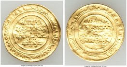Fatimid. al-Hakim (AH 386-411 / AD 996-1021) gold Dinar AH 410 (AD 1020/1) VF, Misr mint, A-709A. 22.0mm 4.14gm.

HID09801242017