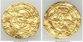 Fatimid. al-Zahir (AH 411-427 / AD 1021-1036) gold Dinar AH 4xx (AD 1021-1036) VF, al-Mansuriya mint, A-714.1. 21.4mm. 3.13gm. 

HID09801242017