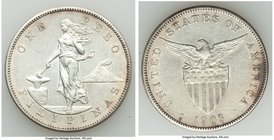 USA Administration 3 Piece Lot of Uncertified Pesos, 1) Peso 1903-S - XF, San Francisco mint, KM168 2) Peso "Straight Serif on 1" 1905-S - XF, San Fra...
