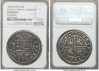 Philip IV 8 Reales 1660-BR XF Details (Polished) NGC, Segovia mint, Aqueduct mm, KM76, Dav-4408. 

HID09801242017
