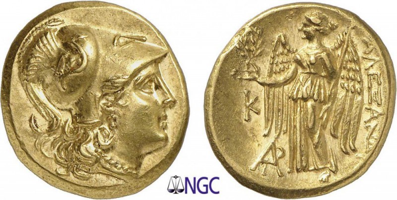 4-Grèce - Royaume de Macédoine
 Alexandre III (336-323)
 Statère d'or - Callat...