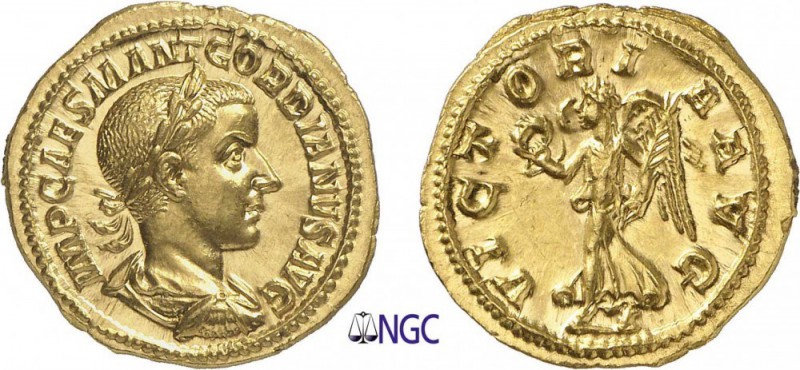 67-Gordien III (238-244)
 Aureus - Rome (238-239)
 Av. : Buste lauré, drapé et...