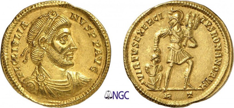 82-Julien II (360-363)
 Solidus - Rome (361-363)
 Av. : Buste diadémé, drapé e...