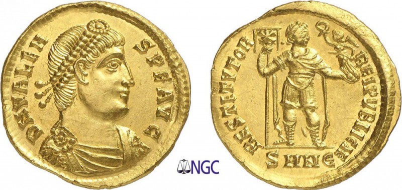 85-Valens (364-378)
 Solidus - Nicomédie (364-367)
 Av. : Buste diadémé, drapé...