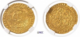 222-Angleterre
 Edouard III (1327-1377)
 1 noble d'or 4ème émission « Treaty period » - Non
 daté (1361-1369) - Calais.
 Rarissime dans cette qual...