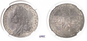 236-Angleterre
 Georges II (1727-1760)
 1 couronne - 1750.
 Rarissime dans cette qualité.
 Exemplaire de la vente Heritage 3005 du 29 mai 2009,
 ...