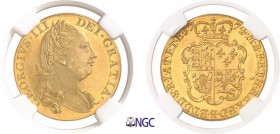 238-Angleterre
 Georges III (1760-1820)
 Epreuve sur flan bruni du 1 guinée or - 1774.
 Rarissime.
 Exemplaire de la vente Vinchon du 16 novembre...