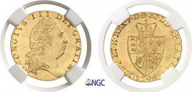244-Angleterre
 Georges III (1760-1820)
 1 guinée or - 1798.
 8.35g - Spink 3729 - KM 609 - Fr. 356
 Superbe à FDC - NGC MS 62