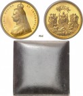 291-Angleterre
 Victoria (1837-1901)
 Médaille en or du Jubilé - 50 ans de règne - (1887) - J.-E. Boehm - F. Leighton.
 Magnifique exemplaire dans ...