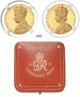 296-Angleterre
 Georges VI (1936-1952)
 Médaille en or dans son coffret de la Monnaie Royale Britannique - P. Metcalfe - 1937.
 Commémore le couron...