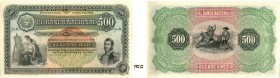 313-Argentine
 République (1862 à nos jours)
 Spécimen du 500 pesos « El Banco Nacional » - 1er Janvier 1883 - Perforé : SPECIMEN BW & CO LONDON
 S...