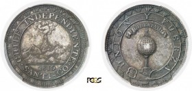 446-Chili
 République (1818 à nos jours)
 Epreuve du 1 peso - 1819 Santiago.
 Magnifique exemplaire d’une grande rareté.
 Exemplaire de la collect...
