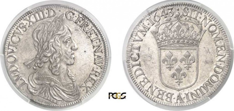 611-France
 Louis XIII (1610-1643)
 Ecu de 60 sols - 2ème poinçon de Warin - 1...