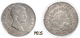 669-France
 Napoléon Ier (1804-1814)
 2 francs - An 13 MA Marseille.
 D’une grande rareté, 3 ou 4 exemplaires connus.
 Le seul exemplaire gradé.
...