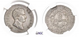 670-France
 Napoléon Ier (1804-1814)
 2 francs - 1806 I Limoges.
 Très rare dans cette qualité.
 Deuxième plus haut grade.
 10.0g - G. 496 - F. 2...