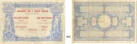 1101-Nouvelle-Calédonie
 500 francs - Type I de 1888 - Nouméa, le 1er Juillet 1898 - Alphabet E.1 - N° 795.
 D’une insigne rareté - 3 exemplaires co...