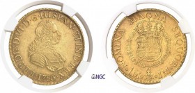 1127-Pérou
 Ferdinand VI (1746-1759)
 8 escudos or - 1756 JM Lima.
 Rare.
 Trace d’essayage.
 Exemplaire de la collection Huntington.
 27.04g - ...