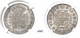 1172-Portugal
 Marie II (1834-1853)
 400 reis - 1836.
 Qualité remarquable.
 Deuxième plus haut grade.
 14.68g - Gomes 16.04 - KM 403.2
 Pratiqu...