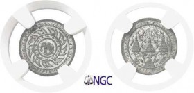 1297-Thaïlande
 Rama IV (1851-1868)
 Epreuve en métal blanc du 1/16 de baht - Non daté (1860).
 Tranche lisse - Frappe médaille.
 Très rare.
 Le ...