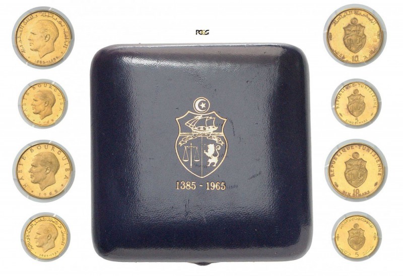 1305-Tunisie
 République (1376 AH / 1957 à nos jours)
 Coffret officiel de la ...