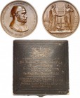 1307-Turquie
 Abdul Aziz (1277-1293 H / 1861-1876)
 Médaille en bronze dans son écrin officiel, par J. S. et
 A. B. Wyon - 1867.
 Commémore la vis...