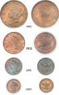 1338-USA
République fédérale (1789 à nos jours)
Série en cuivre sur flans brunis des Liberty :
20 dollars or - 1865 Philadelphie.
10 dollars or - ...