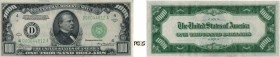 1357-USA
 République fédérale (1789 à nos jours)
 1.000 dollars « Federal Reserve Note » - Série de 1934 A - D Cleveland.
 Très rare et d’une quali...