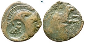 Eastern Europe. Imitations of Lysimachos of Thrace circa 280-250 BC. Bronze AE