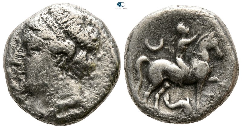 Calabria. Tarentum. Campano-Tarentine Series circa 281-228 BC. 
Didrachm AR

...