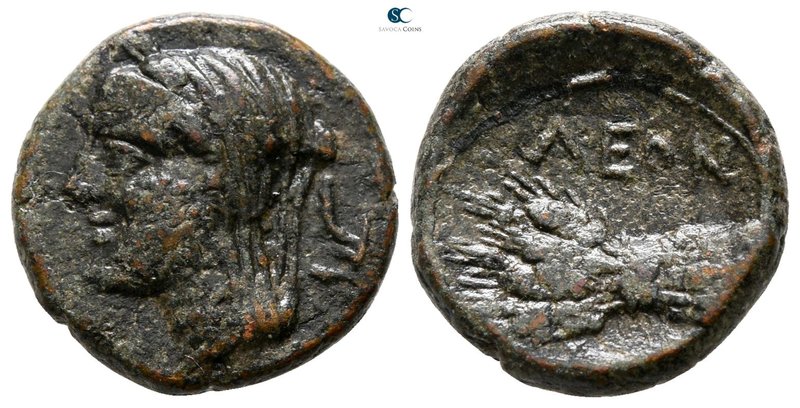 Sicily. Leontinoi circa 207-200 BC. 
Bronze Æ

14 mm., 3.10 g.



very fi...