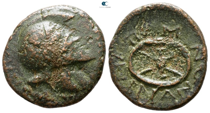 Thrace. Mesambria 300-250 BC. 
Bronze Æ

20 mm., 5.79 g.



very fine