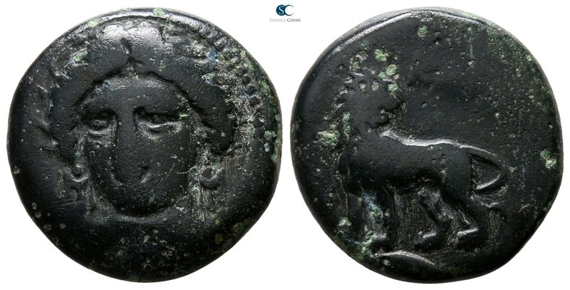 The Thracian Chersonese. Kardia 350-309 BC. 
Bronze Æ

17 mm., 6.01 g.


...