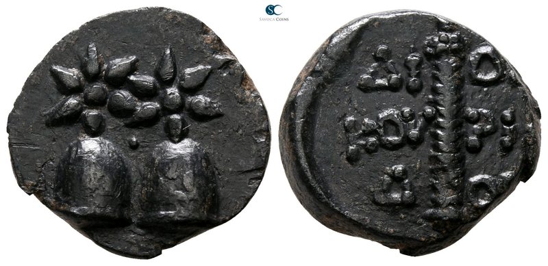 Colchis. Dioskourias 150-50 BC. 
Bronze Æ

17 mm., 3.97 g.



very fine