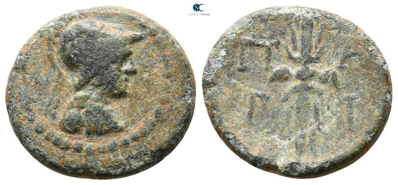 Mysia. Parion 150-50 BC. 
Bronze Æ

15 mm., 2.34 g.



very fine