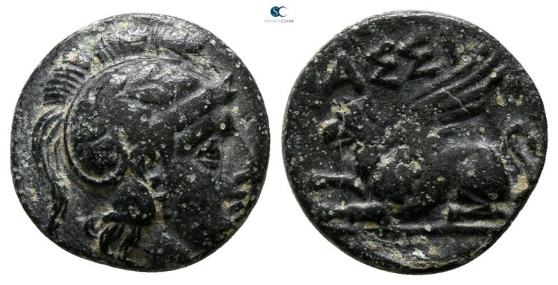 Troas. Assos 350-250 BC. 
Bronze Æ

10 mm., 1.26 g.



very fine