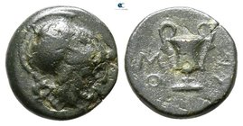 Lesbos. Methymna  circa 350-250 BC. Bronze Æ