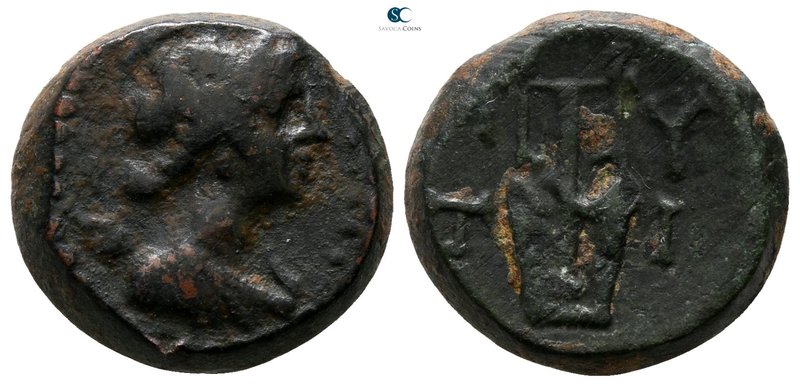 Lesbos. Mytilene circa 250-200 BC. 
Bronze Æ

15 mm., 5.18 g.



nearly v...