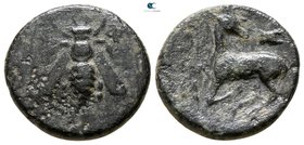 Ionia. Ephesos  circa 400-300 BC. Bronze Æ