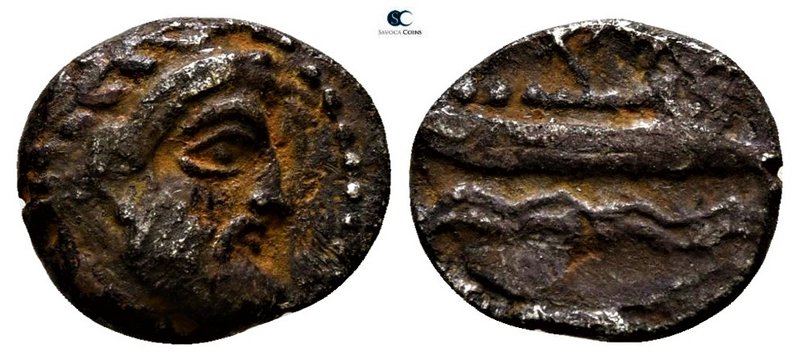 Phoenicia. Arados. Uncertain king circa 380-350 BC. 
Obol AR

9 mm., 0.73 g....
