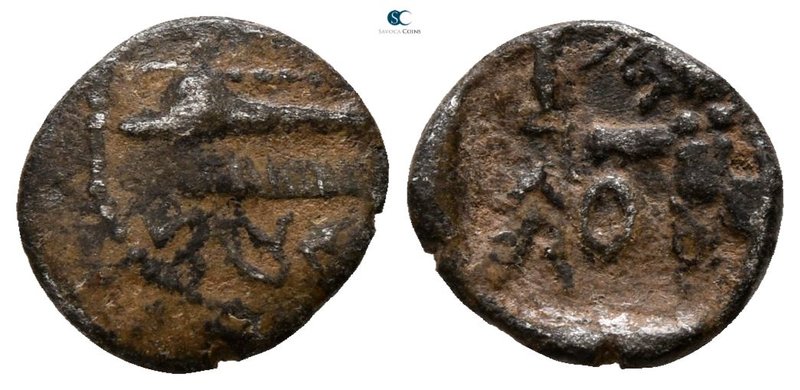 Phoenicia. Sidon. Abd'Ashtart I circa 372-358 BC. 
1/16 Shekel AR

9 mm., 0.5...