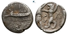 Samaria.  circa 375-333 BC. Obol AR